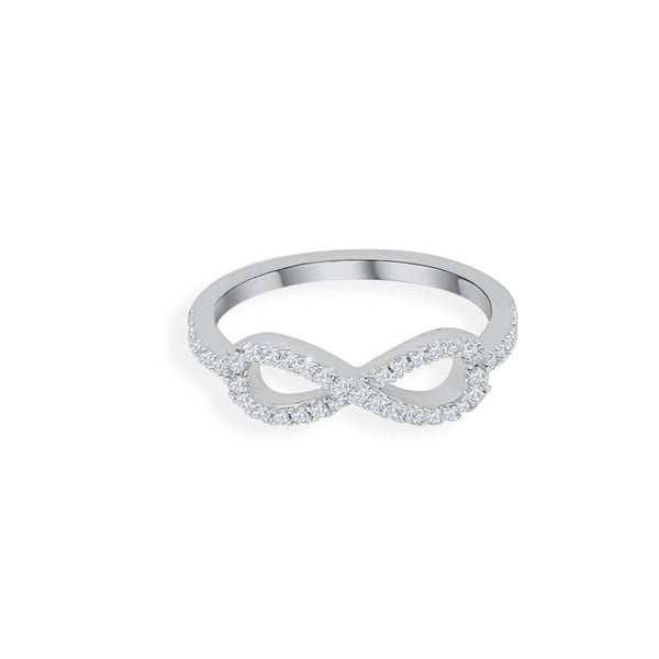 SILVER INFINITY RING