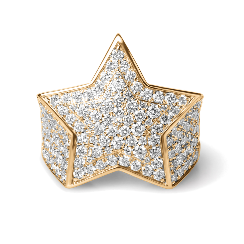 DIAMOND STAR RING LARGE
